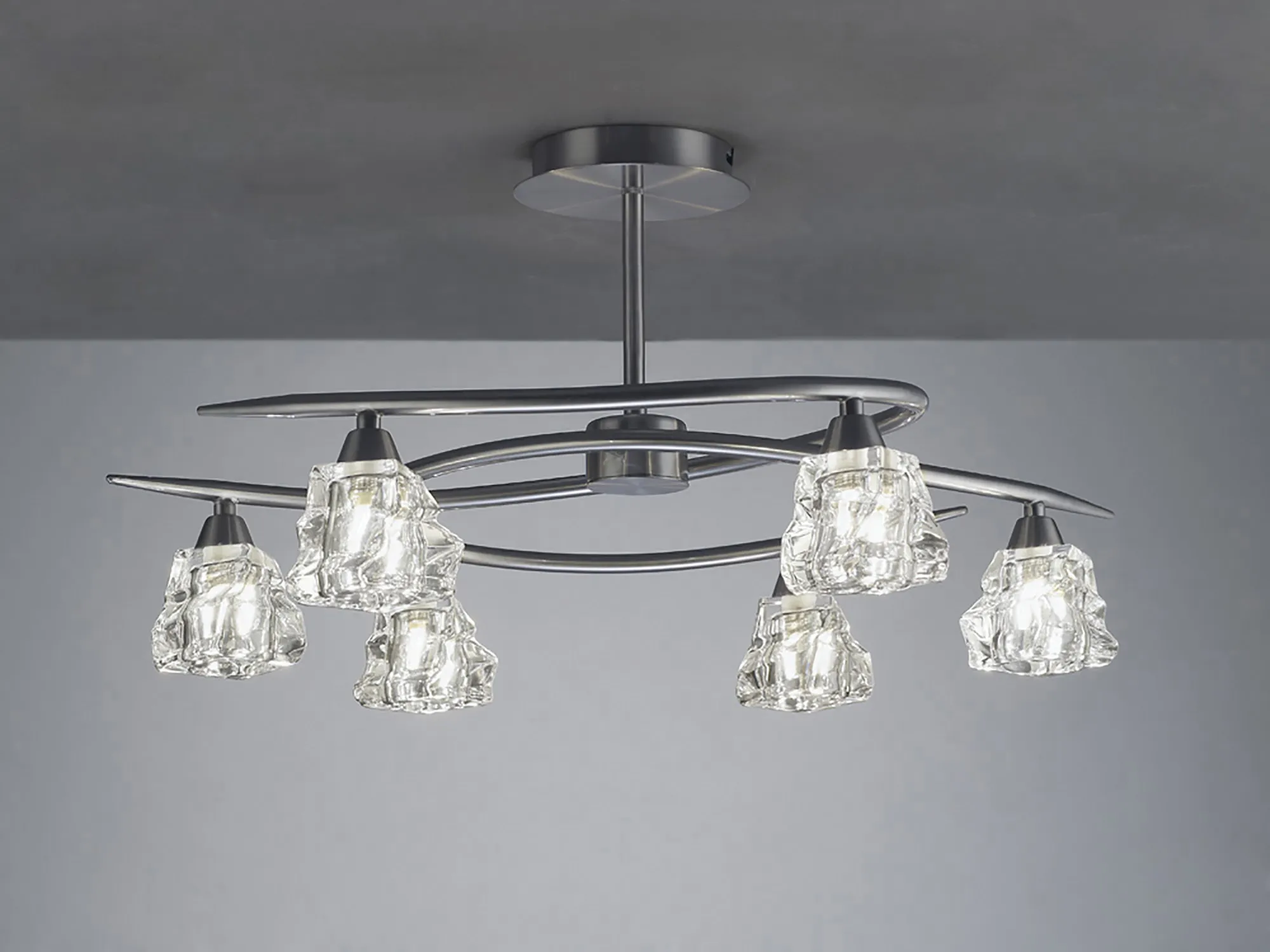 Iku Ceiling Lights Mantra Semi Flush Fittings